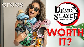 I bought every Demon Slayer Crocs Review Sizing and How to Style them [upl. by Micheal378]