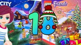 On the 18th day of Christmasopening Lego Friends amp City advent calendars 2022 [upl. by Syl]