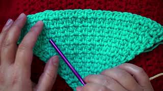 Crochet the Moss stitch triangle [upl. by Ttenneb]