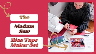 Deluxe Bias Tape Maker Set Madam Sew [upl. by Dami]