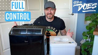 Midea Portable AC and Midea Cube Dehumidifier energychallenge [upl. by Aikemit]