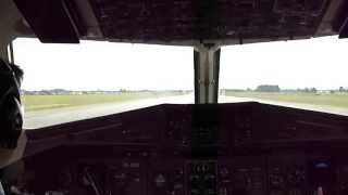 Air New Zealand ATR72 Palmerston North Airport Landing Cockpit View [upl. by Longfellow783]