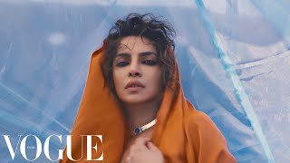 Go Behind the Scenes with Priyanka Chopra for the September  October Cover shoot  Vogue India [upl. by Ahseyt]