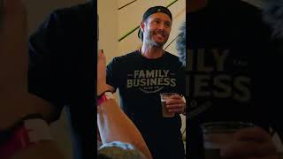 Jensen Ackles  Pretty Good At Drinkin Beer FBBC member party 542024 [upl. by Leuneb]