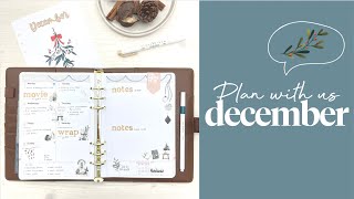 Personal Planner December Plan with us [upl. by Enymzaj714]