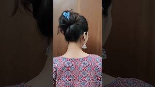 Clutcher Messy Juda Hairstyle ❤️ try This basichairstylehairtutorial hairstyle hair [upl. by Ardnnaed]