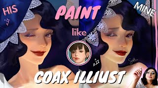 😍 COAX ILLUST TUTORIAL  Coaxx Style Study 🙌 HIGHLY REQUESTED [upl. by Christalle804]