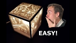 3D Print a Lithophane Light Box [upl. by Ennayhs]