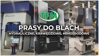 Prasy do blach  hydrauliczne krawędziowe mimośrodowe [upl. by Arhna52]