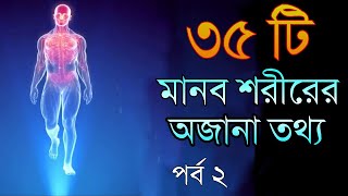 মানব শরীরের অজানা তথ্য  Amazing facts about human body Bangla  Part 2 [upl. by Marilla445]