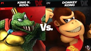 King K Rool Vs Donkey Kong Super Smash Bros Ultimate [upl. by Hizar]