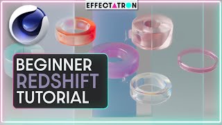 Create Glass and Plastics  Redshift 35 Transmission Tutorial  22 Materials Download C4D S26 [upl. by Borek517]