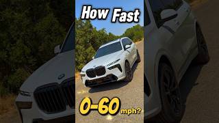 How Fast is the 2024 BMW X7 xDrive40i [upl. by Eiuqram]