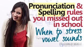 Spelling amp Pronunciation Rules you missed out in school  English pronunciation lesson for beginners [upl. by Inittirb]