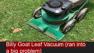 Billy Goat Leaf Vacuum review [upl. by Nolrah]