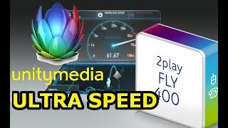 Unitymedia 2play Fly 400 Mbits Speedtest  Auf dem Land  Dorf [upl. by Trent745]