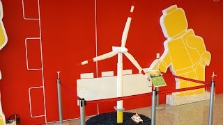 LEGO Headquarters Billund 2016 Wind Turbine Windrad [upl. by Enilatan490]