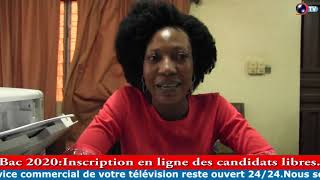 BAC 2020 Inscription en ligne des candidats libres [upl. by Ruvolo930]