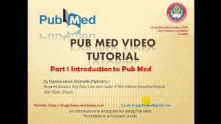 PubMed Tutorial Part 1 in Amharic የPubMed መማርያ ቪድዮ ክፍል 1 [upl. by Ahsym]