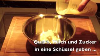 Bananenquark  ein simpler Nachtisch [upl. by Clo]