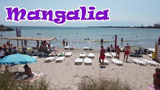 Plaja Mangalia part2  Mangalia Beach part2  Romania  August  4K travel calatorii vlog [upl. by Missak]