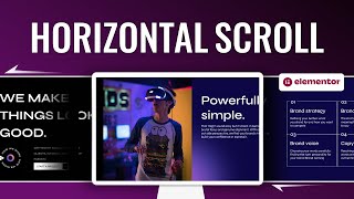How to Create Horizontal Page Scroll in Elementor [upl. by Jenks567]