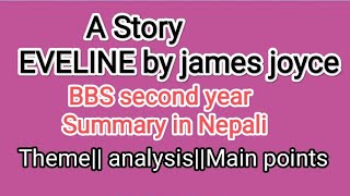 EvelineJames Joycevision Summary in Nepali BBS Second year 🙏Live video❣️ [upl. by Dnalhsa]