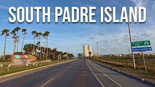 South Padre Island before sunset Drive with me through a Texas town [upl. by Eeloj]