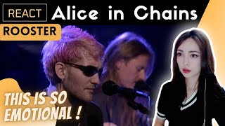 REACTING to Alice In Chains  Rooster MTV Unplugged [upl. by Ettennaj]