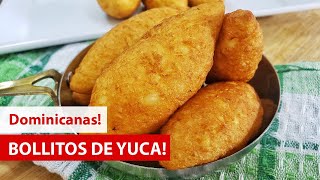 Como hacer BOLLITOS de YUCA 🥟🍠DELICIOSOS  Cocina Dominicana 🇩🇴 [upl. by Urbana328]