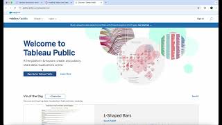 Downloading and Installing Tableau Public Desktop Edition [upl. by Erminie352]