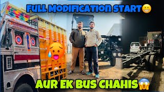 Shenshah ki Full modification start hogye🔥Aur ek Bus Chahis Nikal de😱🇮🇳Truck Driver Vlog [upl. by Edaj632]