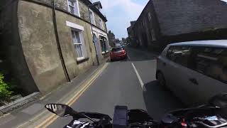 DUCATI HYPERMOTARD 950 RVE  ARNSIDE TO GRANGE OVER SANDS UK [upl. by Nirra985]