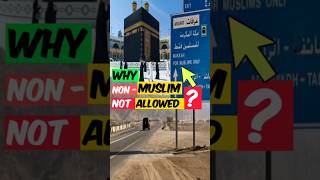 Why non Muslim Cant Enter Makkah  shorts viral makkah [upl. by Aikan938]