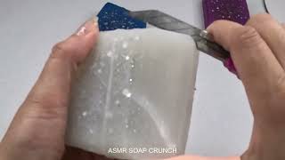 SOFT Glycerin Soap Cutting ASMR Satisfying Sounds No Talking [upl. by Undine]