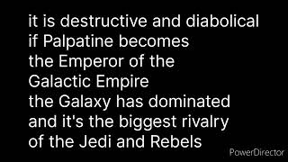 Palpatine is the Emperor of the Galactic Empire what Ive Done [upl. by Maje]