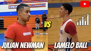 Julian Newman vs LaMelo Ball ALL STAR GAME Highlights [upl. by Smart]