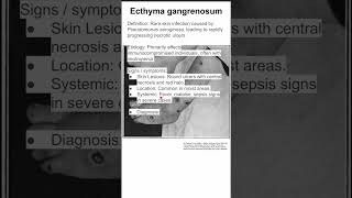 Ecthyma gangrenosum [upl. by Yecal]