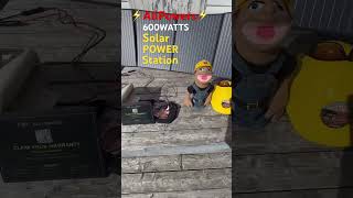 AllPowers 600 Watt Solar Power Station solar solarpower shorts [upl. by Poland]