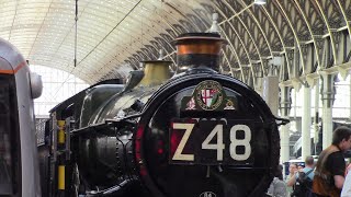 CLUN CASTLE 1Z48 The Great Western Railway 60th Anniversary Railtour [upl. by Afital]