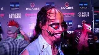 Fright Dome Circus Circus Las Vegas Black Carpet 3 10313 [upl. by Gnohc205]