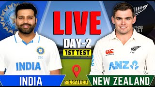 India vs New Zealand 1st Test Day 1  IND vs NZ Live Score amp Commentry  Live Cricket Match Today [upl. by Roht]