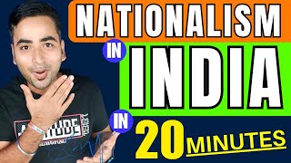 Nationalism in India  Rapid Revision  class 10 [upl. by Sikram]