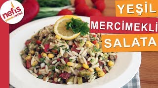 Şehriyeli Yeşil Mercimek Salatası  Çok lezzetli bir salata tavsiye ederiz [upl. by Sirob189]