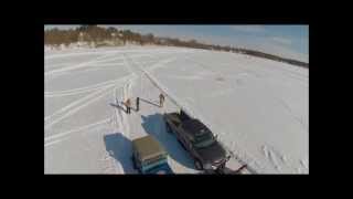 Green Lake MN Ice Fishing Village [upl. by Berkshire425]