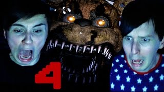 Dan and Phil Play FIVE NIGHTS AT FREDDYS 4 [upl. by Eniamrahs]