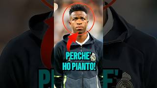 Perché Vinicius ha pianto dopo una tripletta😱💔 calcio [upl. by Henka]