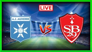 AJ Auxerre vs Stade Brestois  Ligue 1  Match commenté En direct [upl. by Sybyl]