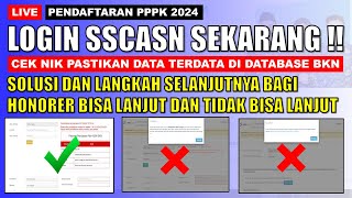 🔴LIVE PENDAFTARAN PPPK 2024 SOLUSI DAN LANGKAH SELANJUTNYA BAGI HONORER BISA DAN TIDAK BISA LANJUT [upl. by Martica639]