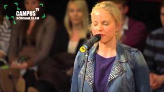 5 Bielefelder HörsaalSlam  Julia Engelmann  Campus TV 2013 [upl. by Nitnilc500]